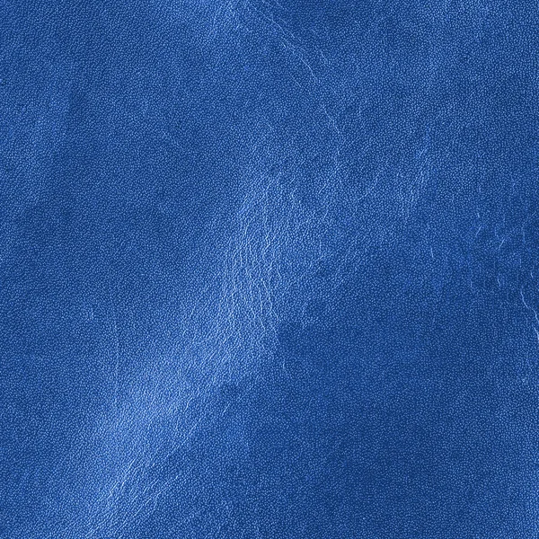 Blue leather texture, — Stock Photo, Image