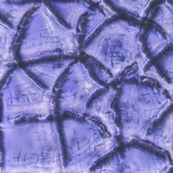 Fragmento de pele de cobra textura pintada azul closeup — Fotografia de Stock