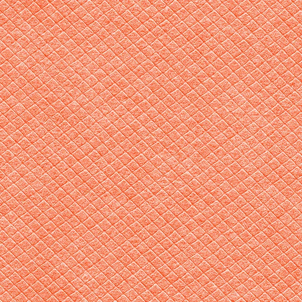 Orange checkered paper texture closeup — Stock Photo, Image
