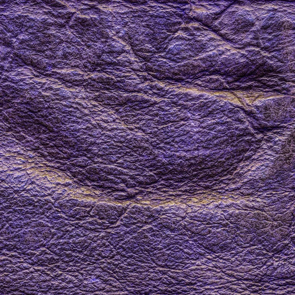 Oude violet verfrommeld leder texture — Stockfoto