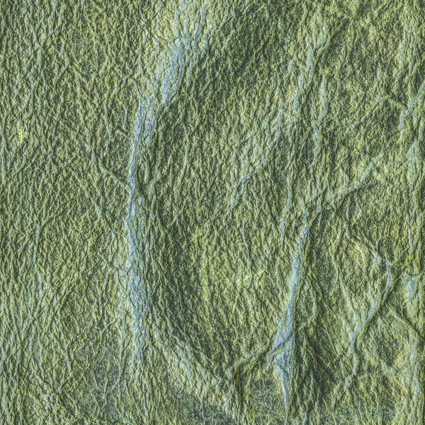 Stary zielony skórzany zmięte tekstury — Zdjęcie stockowe