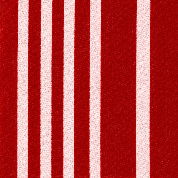 Fundo listrado branco-vermelho à base de têxteis — Fotografia de Stock