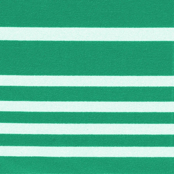 基于纺织纺织的白绿条纹的背景 — 图库照片