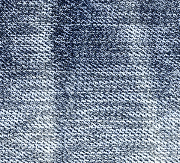 Textura de calça azul amassada — Fotografia de Stock