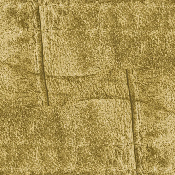 Fragmento de bolsa de cuero amarillo como fondo —  Fotos de Stock