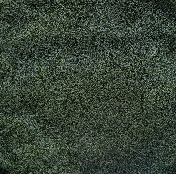 Dark green  leather bsckground for design-works — Stock Photo, Image