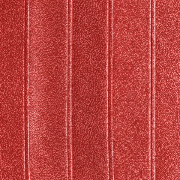 Fragment of red leather products as background — Stock Photo, Image