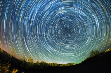 Kuzey yıldızı gökyüzünde