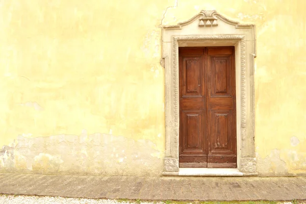 Porta della chiesa italiana — Foto Stock