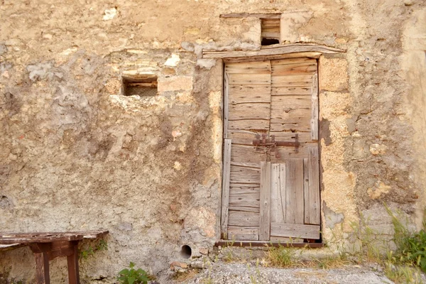 Porta de madeira velha — Fotografia de Stock