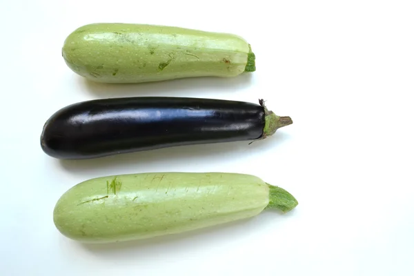 Zucchin dan aubergine — Stok Foto