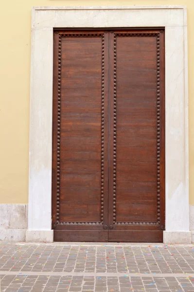 Italian front door — Stock Photo, Image