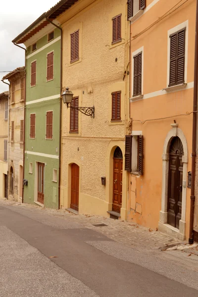 As casas coloridas — Fotografia de Stock