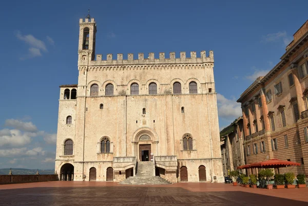 Palazzo dei Consoli-구비 오 — 스톡 사진