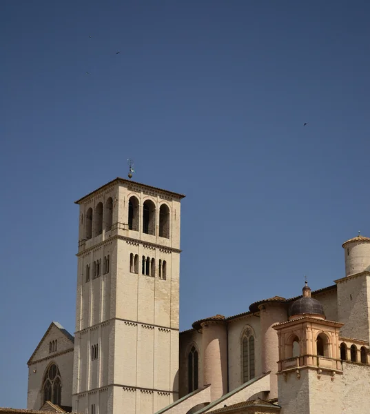 Clock tower S. Francesco  - Assisi — Stock Photo, Image