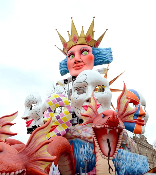 Carnaval callejero en Italia Imagen de stock