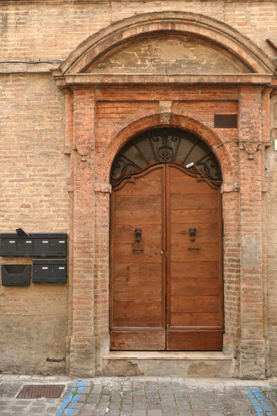 Front door in an Italian village.