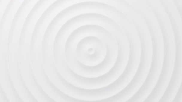 Abstract 3d circles render background Loop — Stock Video