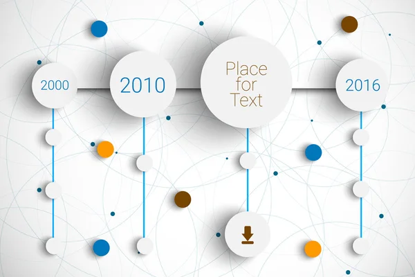 Cirkel Infographic — Stock vektor