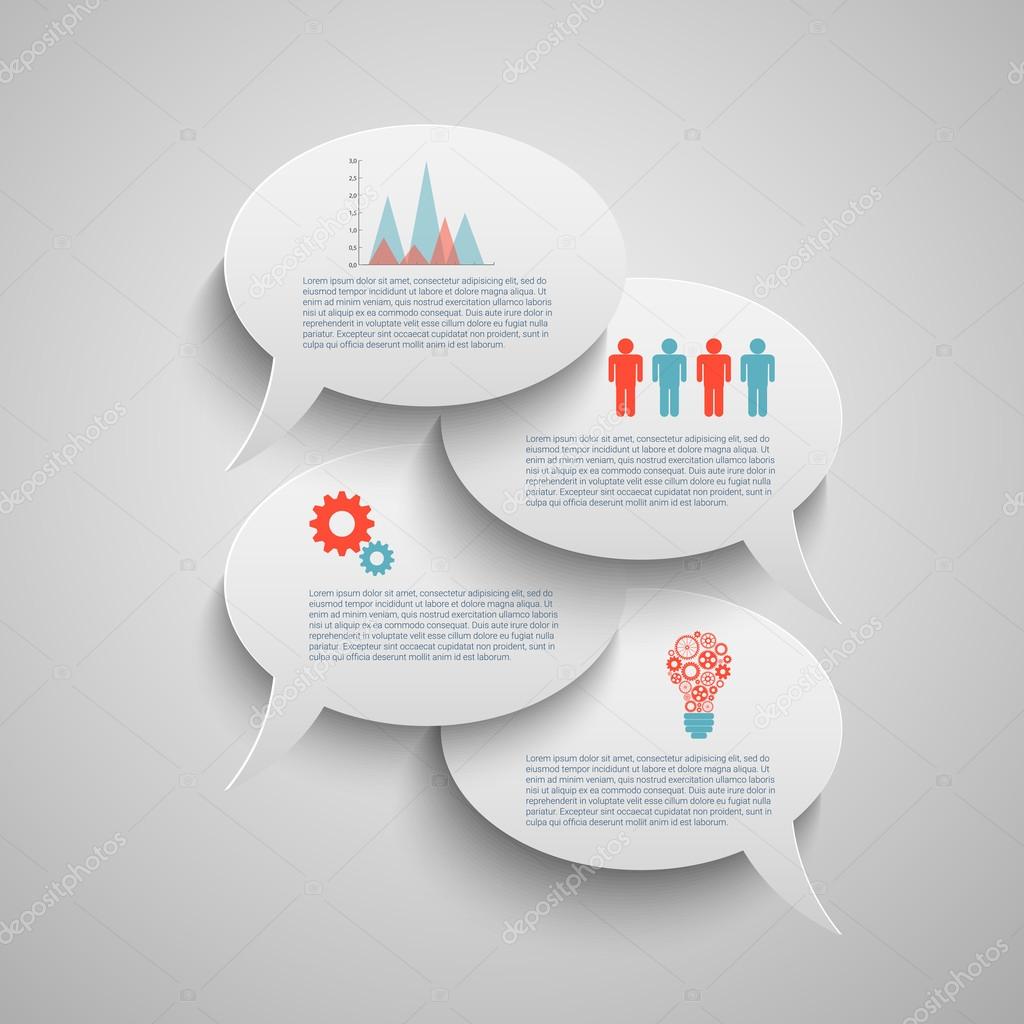 bubble speech template