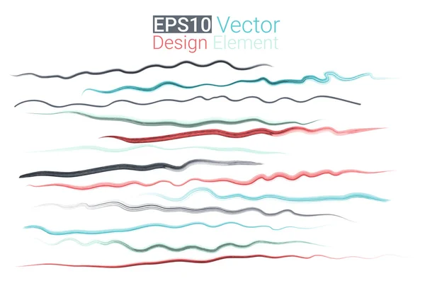 Linhas onduladas — Vetor de Stock