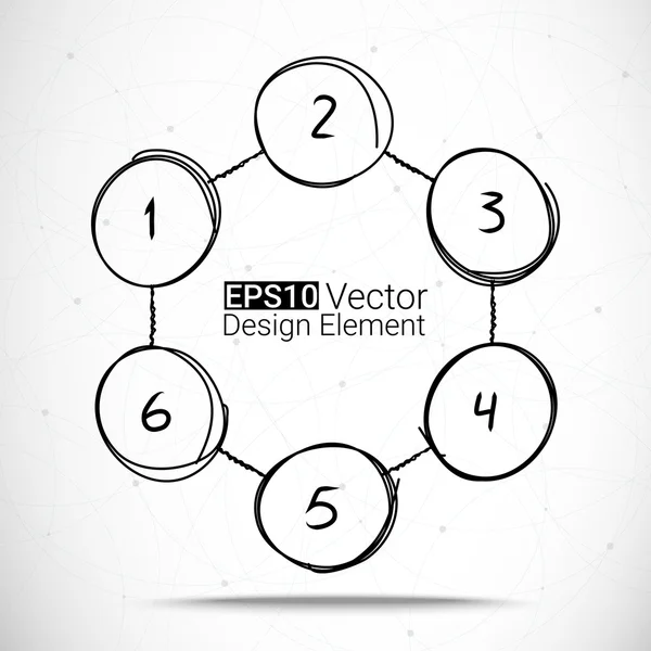 Círculos — Vector de stock