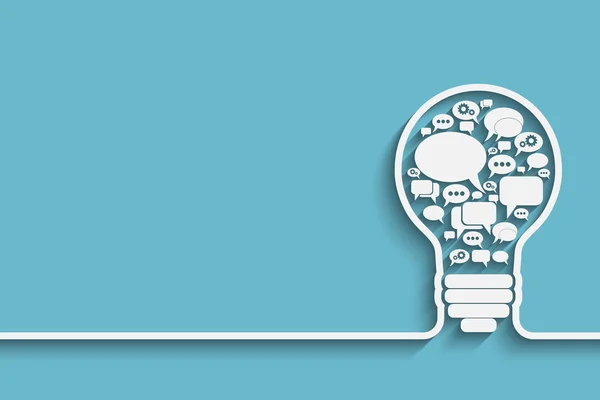 ampul ile konuşma balonu