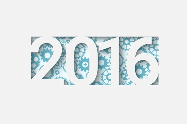 Bonne année 2016 . — Image vectorielle