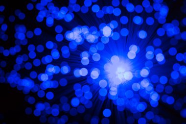 Mavi bokeh arkaplanı