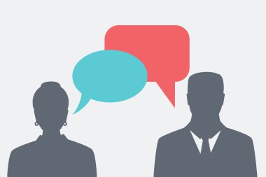 insanlar simgeler konuşmak