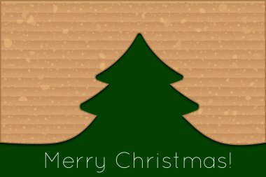 Karton yılbaşı ağacı