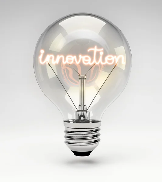 Conceptuele gloeilamp (Set) - innovatie — Stockfoto