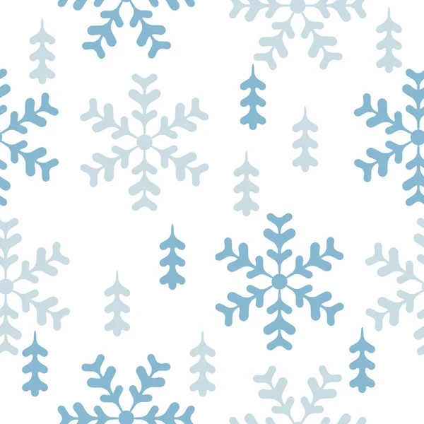 矢量无缝模式冬天 — 图库矢量图片