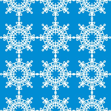 kar taneleri ile vektör sorunsuz kış desen