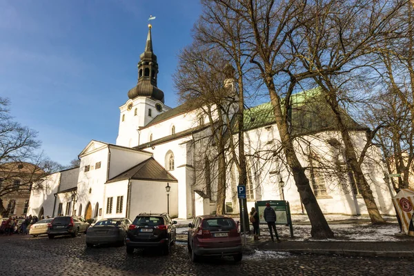 Tallin Estonia Katedra Najświętszej Marii Panny Lub Toomkirik Estoński Kościół — Zdjęcie stockowe