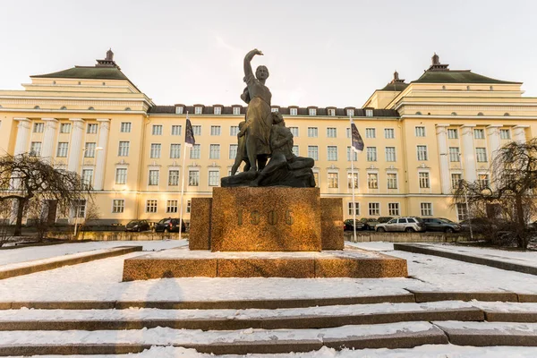 Tallin Estonia Pomnik Rewolucji 1905 Roku Przed Estońską Operą Narodową — Zdjęcie stockowe