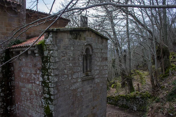 Parada Sil Spanya Mosteiro Santa Cristina Ribas Sil Galiçya Bir — Stok fotoğraf