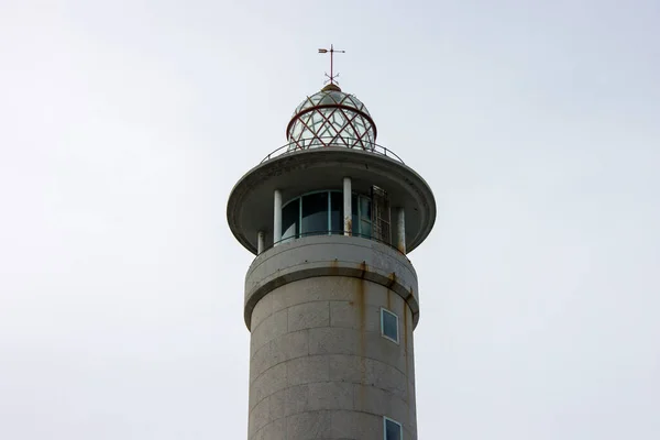 Malpica Spanien Der Leuchtturm Von Punta Nariga Einer Malerischen Landzunge — Stockfoto