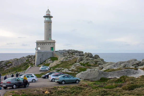 Malpica España Faro Punta Nariga Promontorio Pintoresco Costa Morte Costa — Foto de Stock