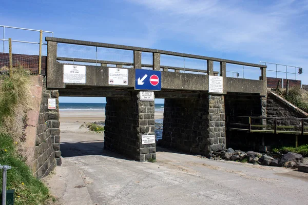 Benone Strand Ook Downhill Beach Genoemd Een Groot Zandstrand Castlerock — Stockfoto