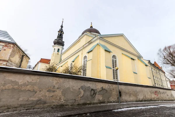 Tallin Estonia Kościół Przemienienia Pańskiego Issanda Muutmise Peakirik Estoński Prawosławny — Zdjęcie stockowe