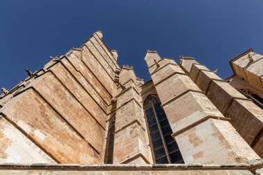 Palma de Mallorca, Spain. Views of the Gothic Cathedral of Santa Maria