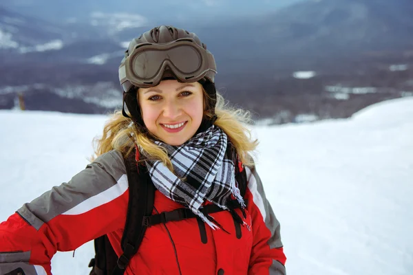 Młody snowboardzista — Zdjęcie stockowe