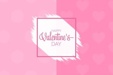 Sevgililer Günün kutlu olsun. Tatil konsepti. Arkaplan, afiş, kart, yazılı poster şablonu. Vektör EPS10 illüstrasyonu.