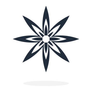 Anason. Basit bir ikon. Grafik tasarımı için düz stil ögesi. Vektör EPS10 illüstrasyonu.