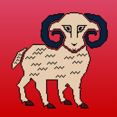 RAM dekoratif illüstrasyon