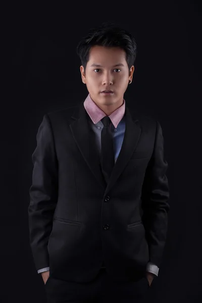 Retrato de jovem asiático - Conceito de negócio — Fotografia de Stock