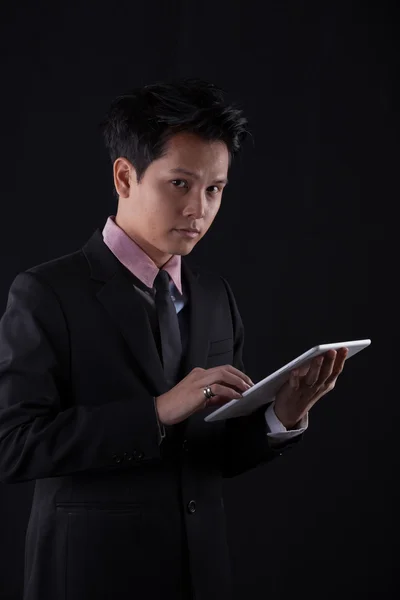 Retrato de un joven asiático - Concepto de negocio — Foto de Stock