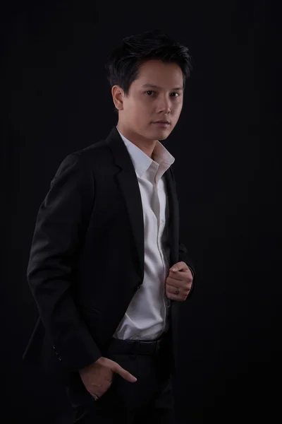 Ázsiai fiatal ember - üzleti koncepció portréja — Stock Fotó