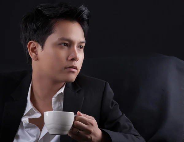 Retrato de un joven asiático - Concepto de negocio — Foto de Stock